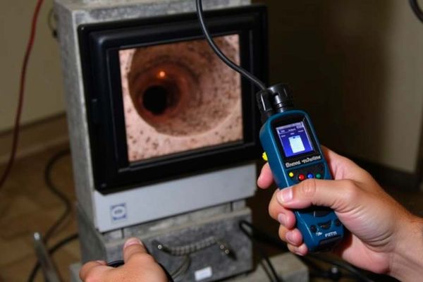 Revisión interior de chimeneas con cámara - Deshollinadores Tudela